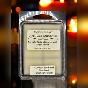 Handmade 2oz Fireside Indulgence Coconut/Soy Wax Melt